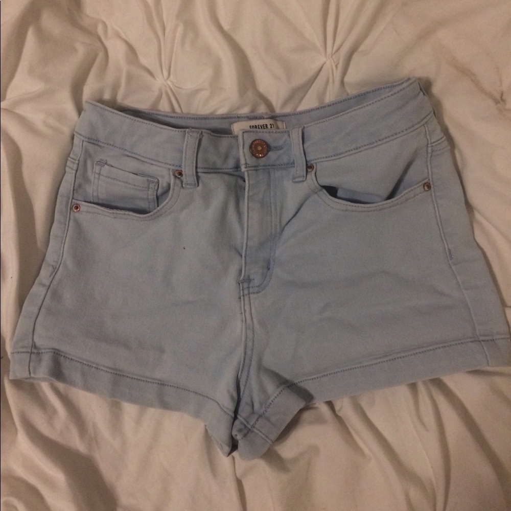Light-wash Shorts